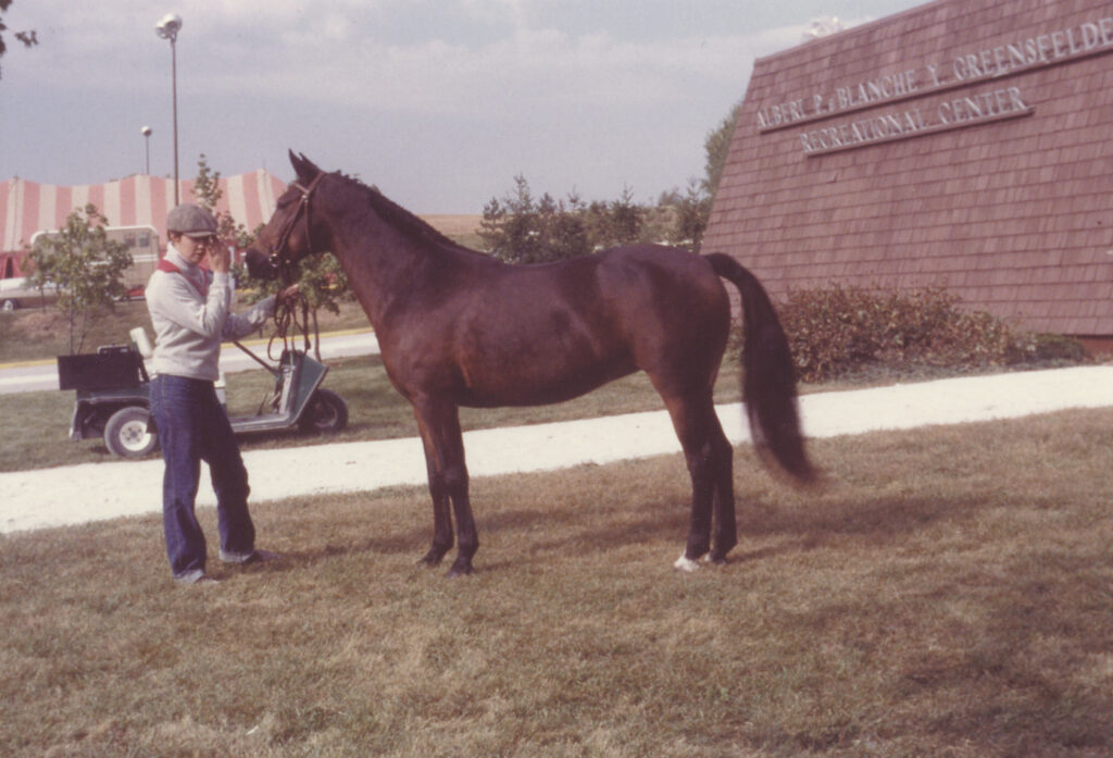 Round Robin's Easter Bonnet in 1978 at the St. Louis National Charity Horse Show.