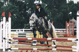 Prospect's Callahan competes with owner Patty Todd of Star-One Farm in Gambier, Ohio, in the early 2000s. (Photo courtesy Patty Todd)