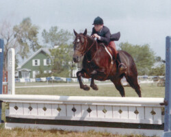 Kerrymor's Autumn Hope and Terry McKenna compete in the early 1980s at the Bridlespur Hunt Club.