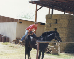 Lynfields Kiltuck and Terry McKenna practice a rear mount in the late 1980s. Lynfields Kiltuck and Terry McKenna practice a rear mount in the late 1980s.
