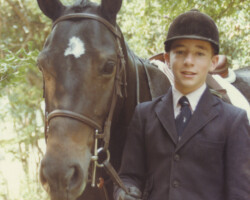 Kerrymor's Autumn Hope with Terry McKenna in the early 1980s.