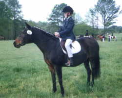 Round Robin's Easter Bonnet with Chapman Hopkins in the 1990s. (Photo by the Hopkins family) Round Robin's Easter Bonnet with Chapman Hopkins in the 1990s.
