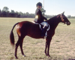 Round Robin's Easter Bonnet with Becky Grumich at Bridlespur in 1988. Round Robin's Easter Bonnet with Becky Grumich at Bridlespur in 1988.