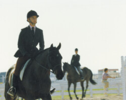 Kerrymor Lady Diana competes with Terry McKenna in 1987 in Goodyear, Arizona..