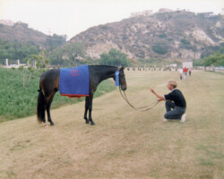 14 Karat Kerrymor with Mark Watring in the early 1990s. (Photo from Mark Watring) 14 Karat Kerrymor with Mark Watring in the early 1990s.