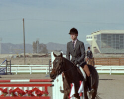 Kerrymor Lady Diana competes with Terry McKenna in 1987 in Goodyear, Arizona.