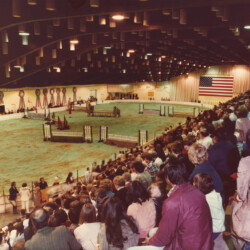 The ring at the St. Louis National Charity Horse Show in 1979 at Queeny Park in St. Louis County.
