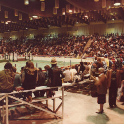 The crowds at the St. Louis National Charity Horse Show in 1979 at Queeny Park in St. Louis County.